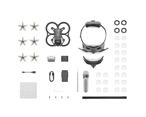 DJI Avata Explorer Combo 4 rotori Quadcopter 48 MP 3840 x 2160 pixel 2420 mAh Nero, Grigio