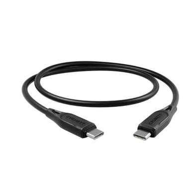 CYGNETT Cable de carga y transferencia USB-C a USB-C 3A 60W Essentials de 1 m Negro