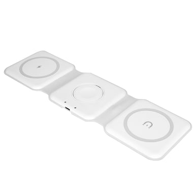 Station de Charge MagSafe pour iPhone Apple Watch et AirPods, Moxie Blanc