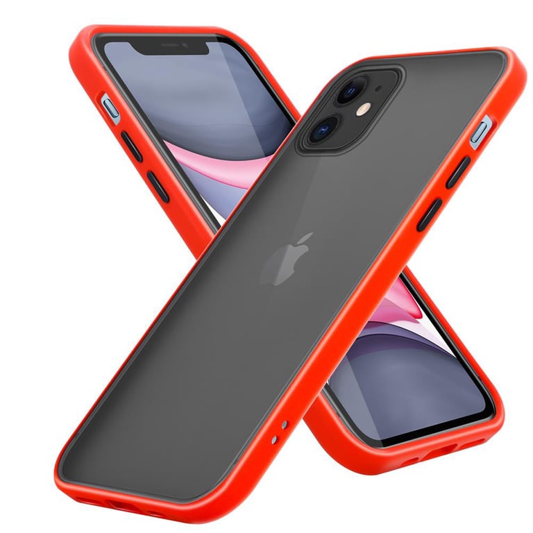 Coque pour Apple iPhone 8 Silicone Gel mat - Rouge Mat