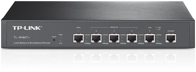 Tplink TL-R480T+ Routeur Intelligent Multi WAN/ 5 Ports 10/100Mbps + 1 Port Console/ QoS