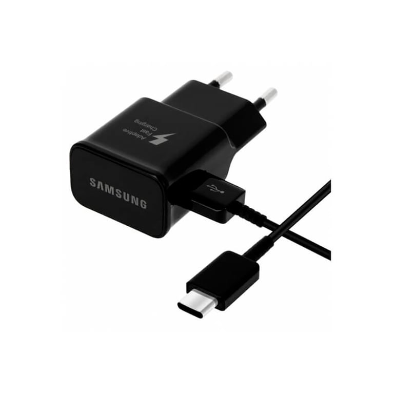 Cargador USB, 3,1A, Ultra Rápido, Incluido cable USB tipo C para Andro –