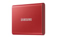 SSD EXT SAMSUNG T7 500G rojo metálico USB 3.2 Gen 2 MU-PC500R/WW