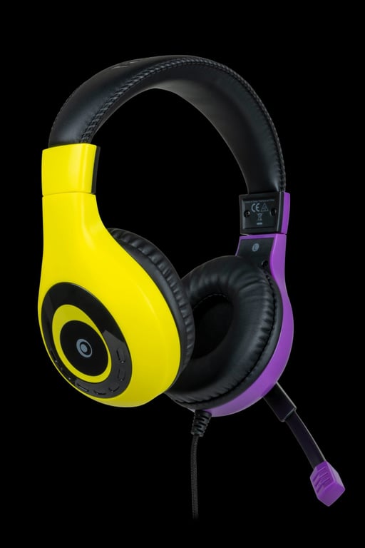 Casque Gaming Big Ben Pour Nintendo Switch Filaire et jaune - vue 2