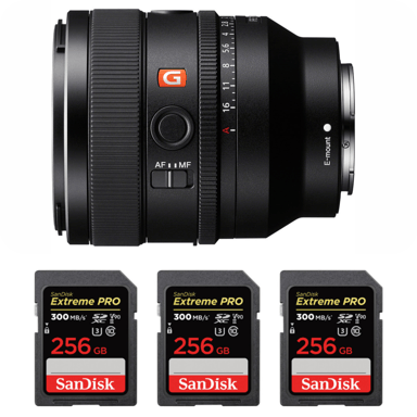Obiettivo Sony FE 50mm F1.4 GM + 3 SanDisk 256GB Extreme PRO UHS-II + Ebook ''20 consigli per foto che colpiscono''