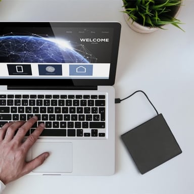 Qoltec 51858 unidad de disco óptico DVD-RW Negro