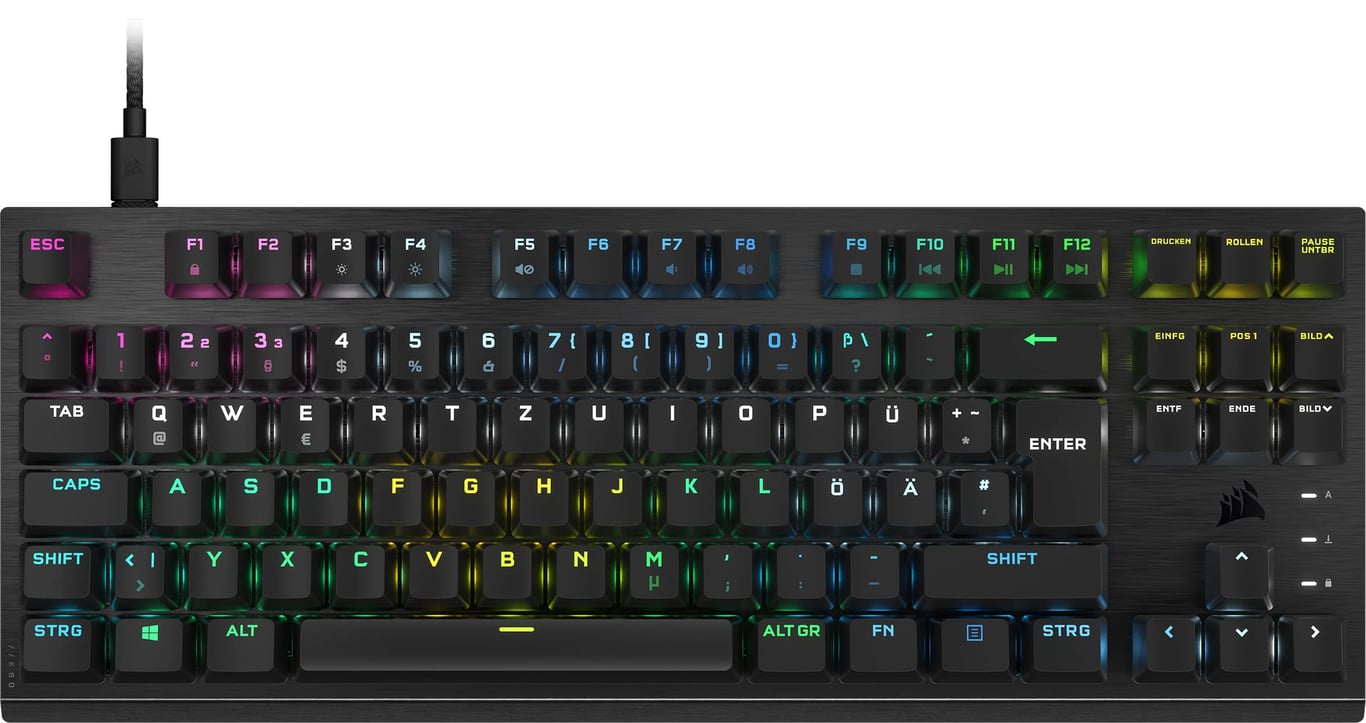 Corsair K60 PRO clavier Gaming USB QWERTZ Allemand - vue 2