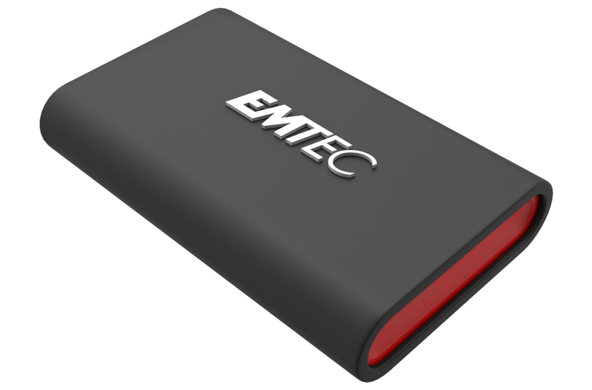EMTEC X210 SSD externe portable USB 3.2 Gen 2 USB C connecteur - vue 6