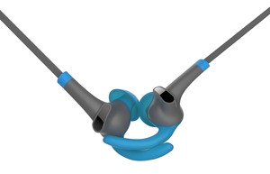 M1S Kit Pieton Intra Sport Stereo Jack 3.5Mm Bleu