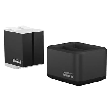 GOPRO Chargeur de batterie double + Enduro pour HERO12 Black, HERO11 Black, HERO10 Black, HERO9 Black