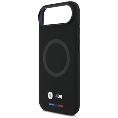 Étui BMW M en silicone avec logo MagSafe pour iPhone Air, noir