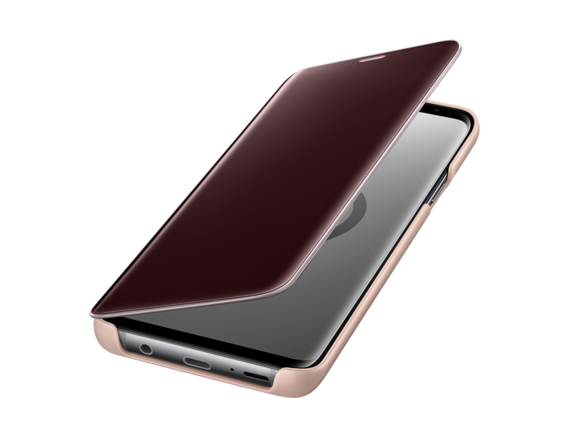 Samsung Clear View Cover Stand S9+ Or - vue 5
