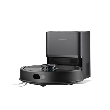 Robot aspirateur laveur Roborock Q7 Pro Max+ 13000 Pa Noir avec LiDAR, station RockDock Plus et vidage automatique du bac