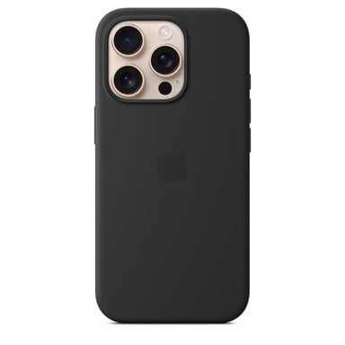 Custodia Apple in silicone con MagSafe per iPhone 16 Pro - Nero Apple iPhone 16 Pro