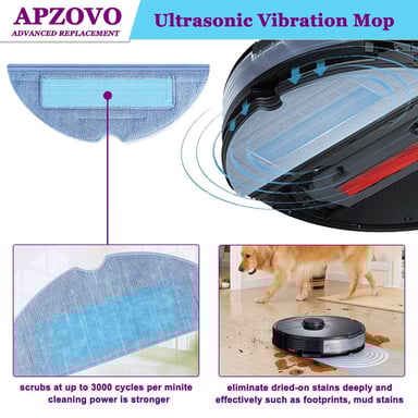 Pezzi di ricambio per Roborock S7/S7 Plus/T7/T7 Plus/T7s/T7s Plus 9 pezzi