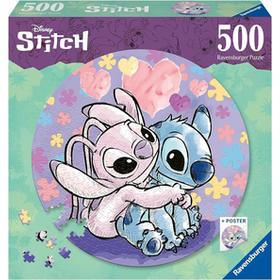 Puzzle 500 pièces rond : Stitch Ravensburger France - vue 4