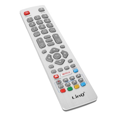 Telecomando universale per televisori Sharp con tasti completi e portata 8 m