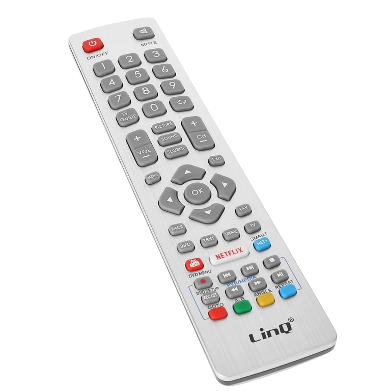 Télécommande Universelle pour Téléviseur Sharp Touches Complètes Portée 8m Neuf