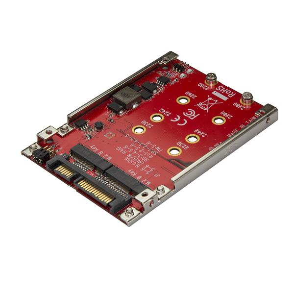 Adaptateur pour deux disques SSD M.2 vers SATA StarTech S322M225R – RAID 0, 1, JBOD - vue 2