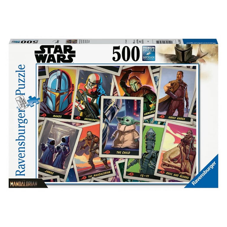 Puzzle 500 pièces : Star Wars Mandalorian : Baby Yoda Ravensburger France - vue 2