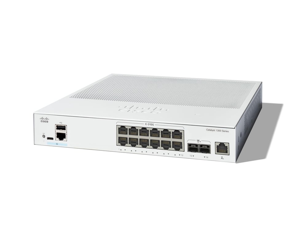 Cisco Catalyst C1300 12XT 2X commutateur réseau Géré L2L3 Neuf - vue 3