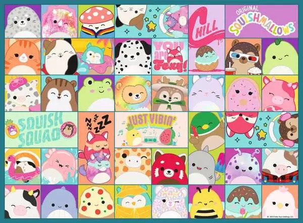 Puzzle 100 pièces : Squishmallows colorés Ravensburger France - vue 5