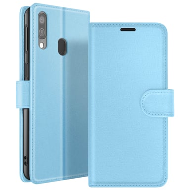 Custodia a portafoglio per Samsung A40 con supporto e linguetta magnetica