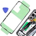 Samsung Adhesivo de vidrio trasero original para Galaxy S23 Service Pack Verde