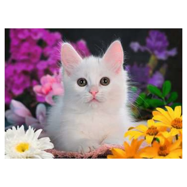 Puzzle 100 pièces : Chat à paillettes Collection Paillettes Ravensburger France - vue 3