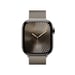 Apple Watch Series 10 (2024) GPS + Cellular, Boitier Titane Naturel de 42mm avec bracelet Milanais S/M, Titane Naturel