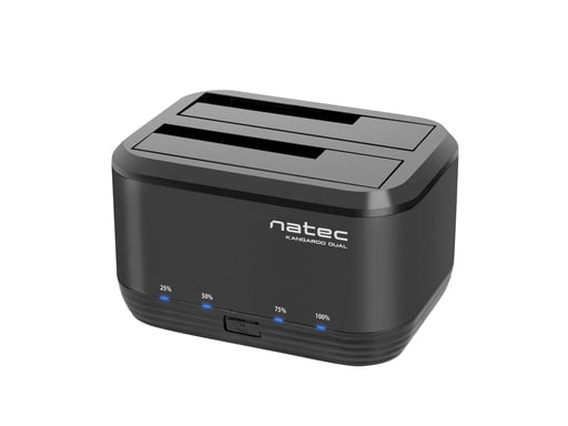 NATEC Kangaroo Dual USB 3.2 Gen 1 (3.1 Gen 1) Type-A Noir