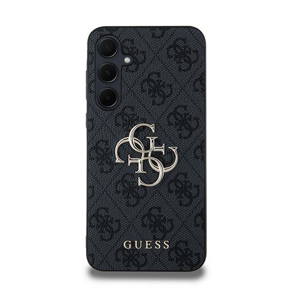 Guess 4G Big Metal Logo - Coque Samsung Galaxy A35 5G Noir - vue 2