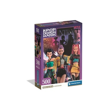 Puzzle Clementoni K-Pop Demon Hunters 500 pièces avec poster 49 x 36 cm - Neuf
