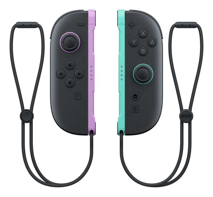 Nintendo Joy-Con 2 Noir, Vert clair, Violet Bluetooth Manette de jeu Analogique/Numérique Nintendo Switch 2 - Neuf