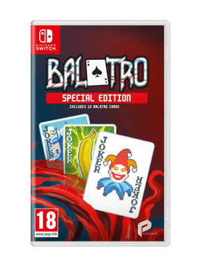 Nintendo Switch Balatro Édition Spéciale Just For Games avec Garantie 2 Ans