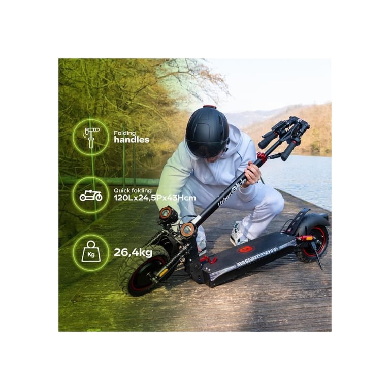 Trottinette Electrique E cross Duo Urbanglide - vue 4