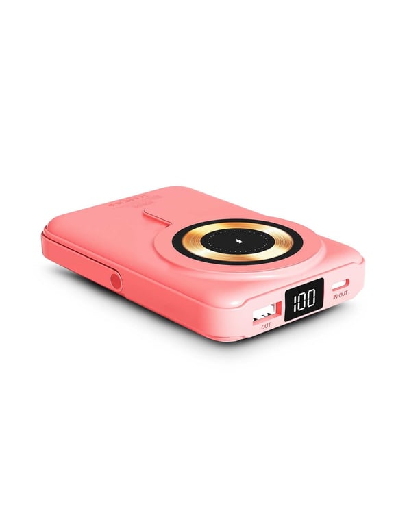 Urban Factory Magnee Power 10000 mAh Recharge sans fil Corail - Neuf