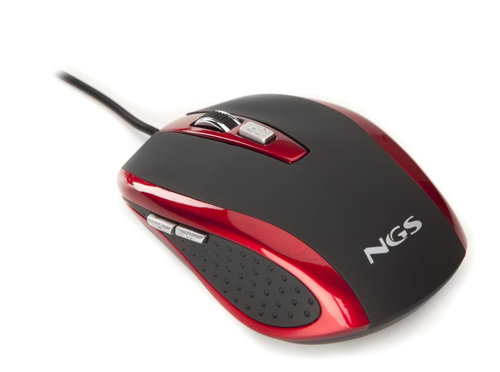 NGS Red tick souris Bureau Droitier USB Type-A Optique 800 DPI - Neuf