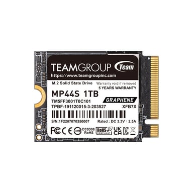 Team Group MP44S 1 To M.2 PCI Express 4.0 NVMe