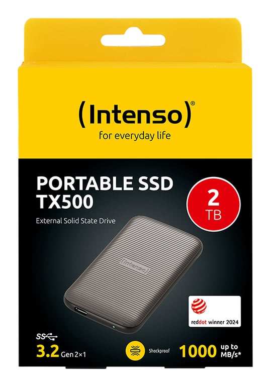 Intenso LesenSchreiben bis zu 1000 MB/ /2TB USB Type C 3.2 Gen 2 3.1 Gen 2 Neuf - vue 2