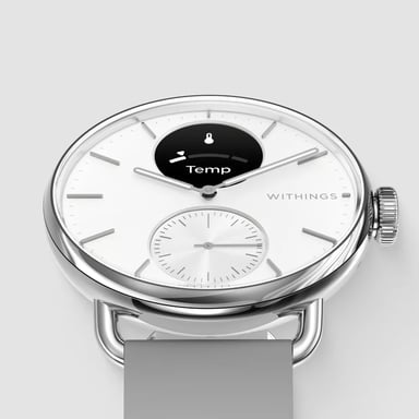 Withings ScanWatch 2 OLED 38 mm Hybride Acier inoxydable