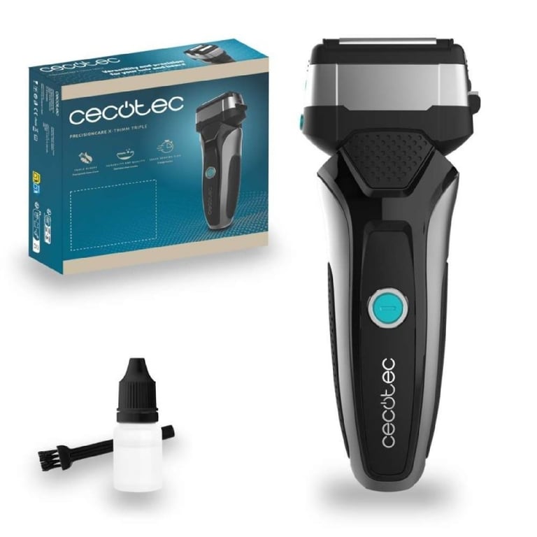 Rasoir pour Visage Cecotec Precisioncare X trimm Triple Sans Fil 60 min Sec et Mouillé 3 Lames - vue 2