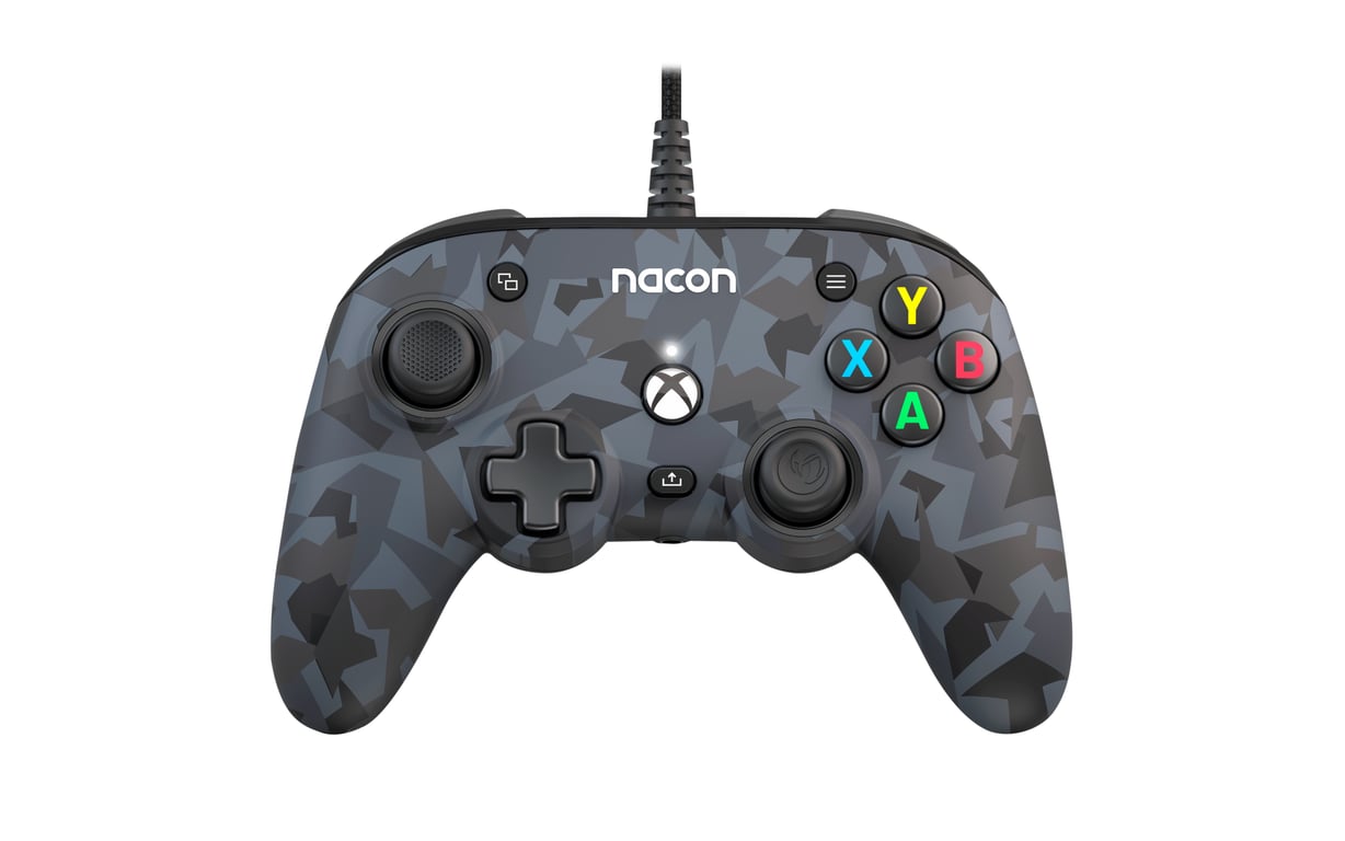 NACON Camo Pro Compact Controller Noir, Gris USB Manette de jeu Analogique/Numérique PC, Xbox One, Xbox One S, Xbox One X, Xbox Series S, Xbox Series X - Neuf
