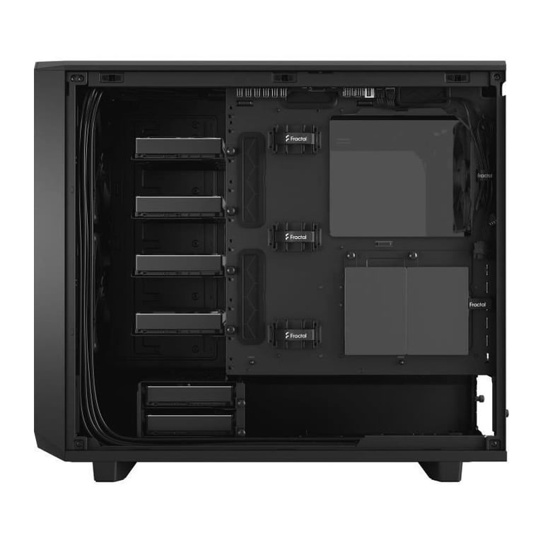 FRACTAL DESIGN BOITIER PC Meshify 2 - Noir - Verre trempe - Format ATX FD-C-MES2A-03