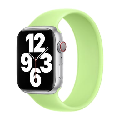 Bracelet Boucle unique en Silicone pour Apple Watch | 38/40/41/42 mm - Taille 5 - Sprout Green