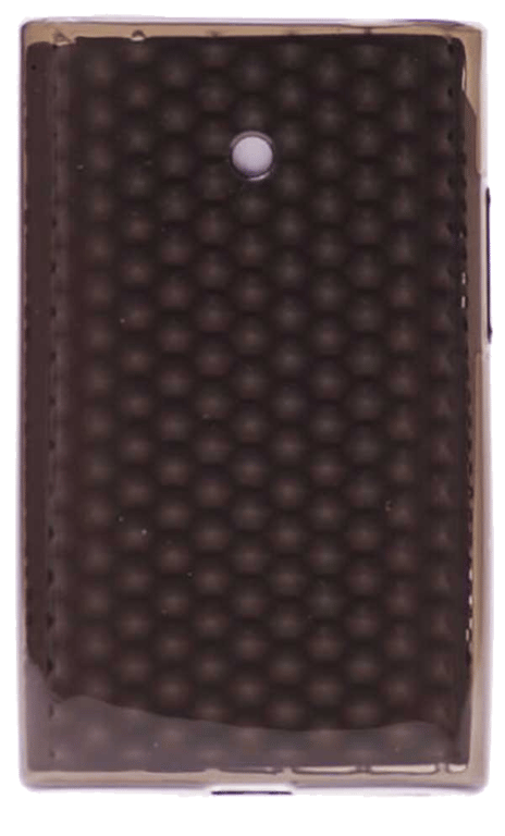 Coque silicone unie compatible Givré Noir LG Optimus L3