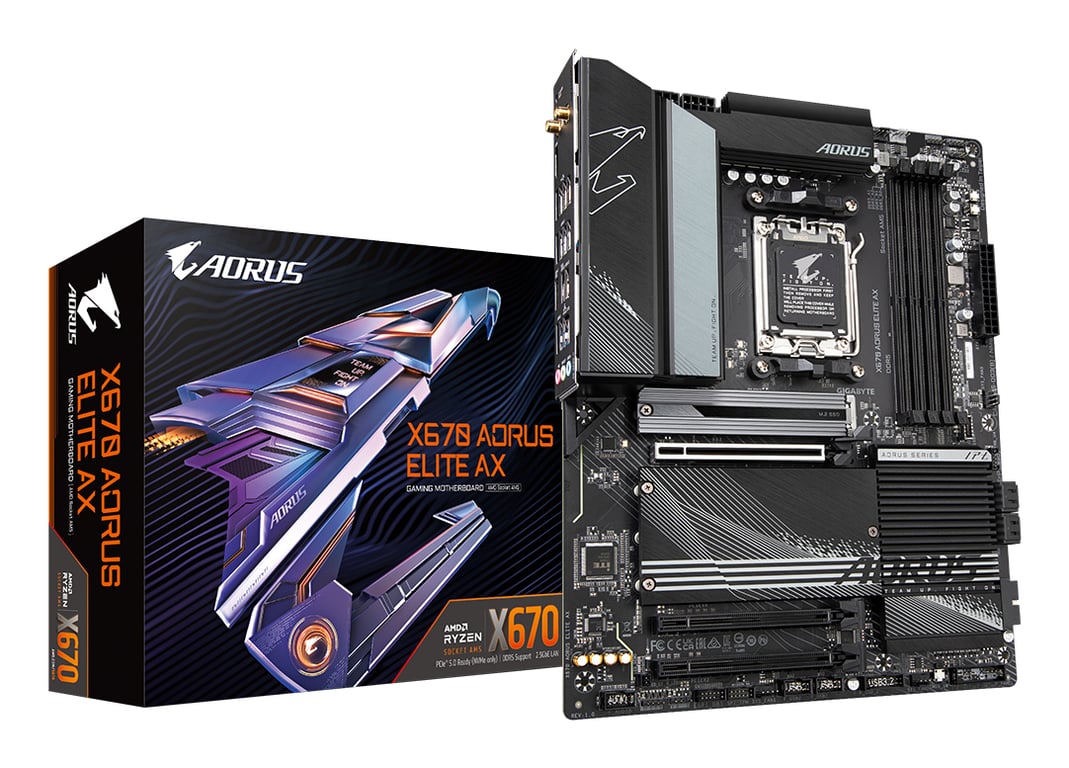 Gigabyte X670 AORUS PRO AX Neuf - vue 2
