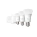 PHILIPS Hue White Starter Kit lampadina LED collegata 9,5W - E27 x3 e telecomando Hue