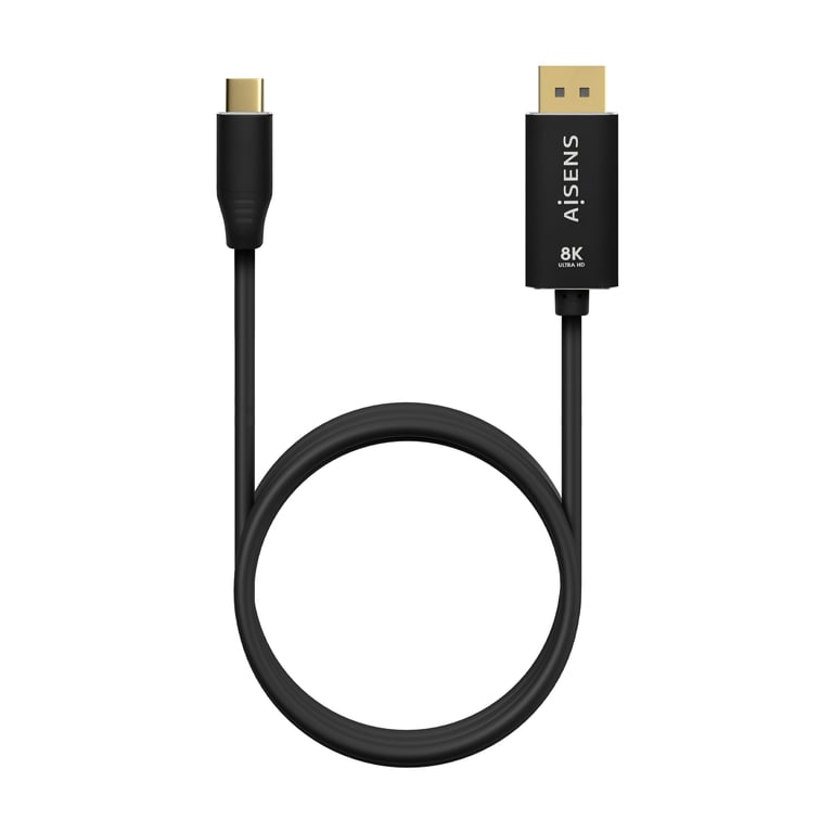AISENS A109 0687 câble vidéo et adaptateur 1 8 USB Type C DisplayPort Neuf - vue 2