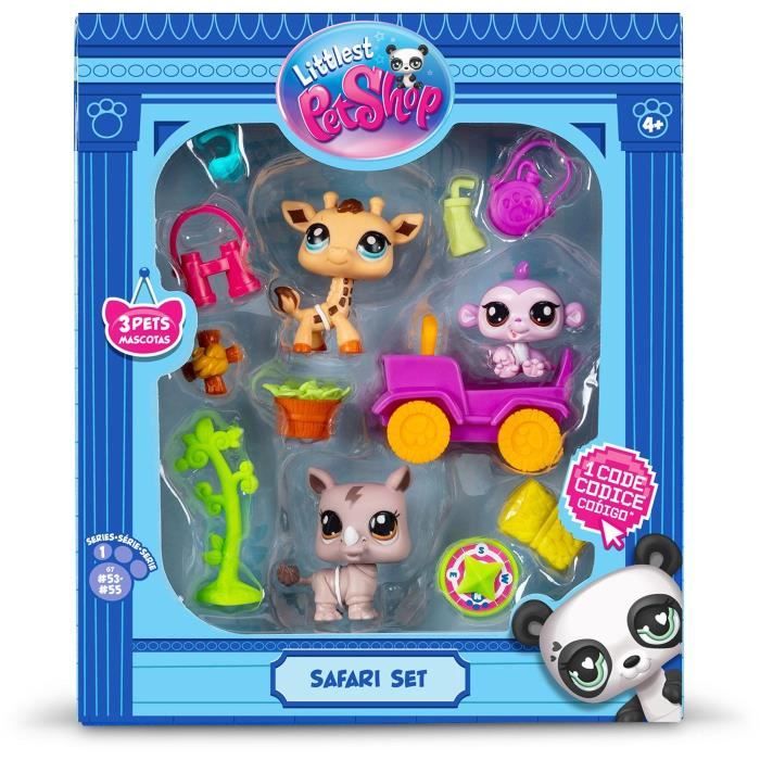 Lot Littlest Pet Shop Pack Safari et un Single Pet offert - vue 8